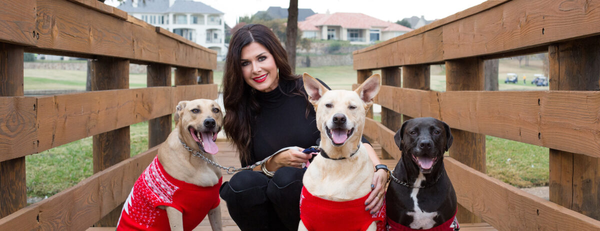 Leigh-Costa-Hero-Image-V4.2 Portrait of Leigh Costa posing with dogs